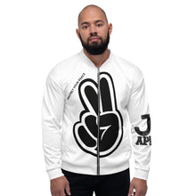 Load image into Gallery viewer, JOT Peace All Over Unisex Bomber Jacket