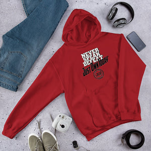Never Speak Defeat JOT Hooded Sweatshirt