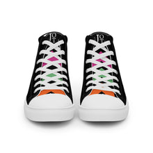 Load image into Gallery viewer, Women’s high top canvas shoes